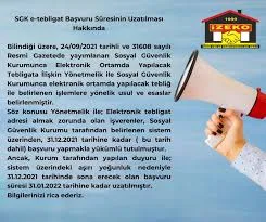 Elektronik Tebligat Adresi Alma Zorunluluğu Olan İşverenler İçin Süre 31.01.2022 Tarihine Uzatıldı.