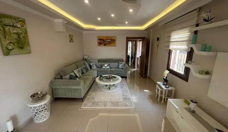 Özdere Çukuraltı Deniz ve Doğa Manzaralı Tripleks Eşyalı Villa