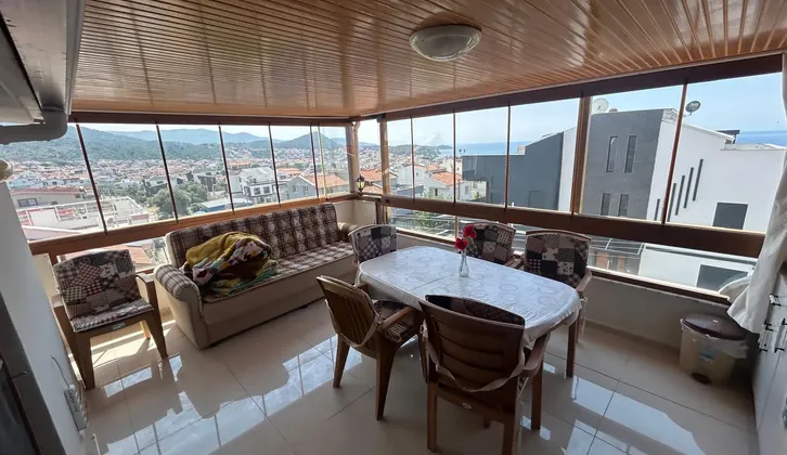 Özdere Çukuraltı Deniz ve Doğa Manzaralı Tripleks Eşyalı Villa