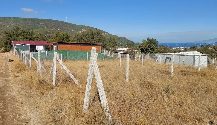 Foça Kozbeylide Acil Satılık Full Deniz Manzaralı 185 M² Bahçe