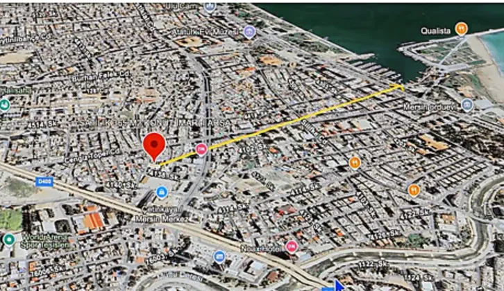 Mersin TurgutReiste 365 m2 Konut İmarlı Satılık Arsa Denize983m